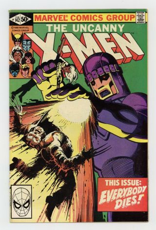Uncanny X - Men (1st Series) 142 1981 Vg/fn 5.  0