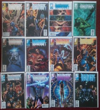 Inhumans 12 Comic Mini Series 1 - 12 Complete Jae Lee Vol 2 - 1998 Marvel Knight