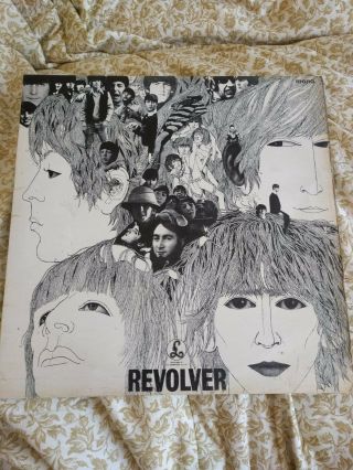 The Beatles Revolver Og Uk Mono Parlophone Lp Pmc 7009 Xex 605/6 - 2/2
