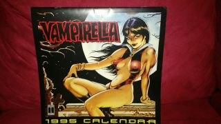 Vampirella 1995 Wall Calendar 12 " X 12 " Harris Comics Dave Stevens Centerfold Ac