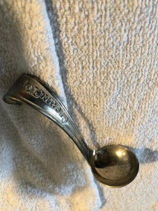 Vintage Antique Metal Spoon For Cream Top Milk Bottle 1924 1925 Patent