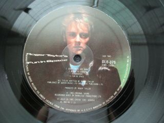 Roger Taylor - Fun In Space 8 Tracks Korea LP Record Vinyl Insert Queen 1981 5
