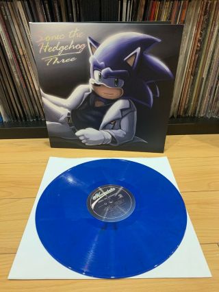 Sonic The Hedgehog 3 Soundtrack Blue Vinyl Record Lp Moonshake Zelda Mega Man