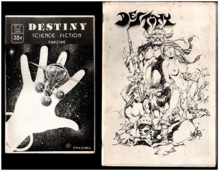 Destiny 1 Fanzine Interviews Alcala Redondo Nino & No.  3 Science Fiction 1975