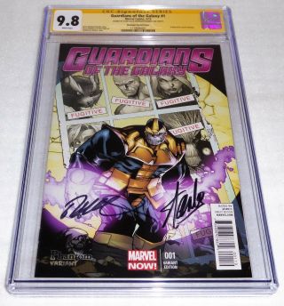 Guardians Of The Galaxy 1 Dual Cgc Ss Signature Autograph 9.  8 Stan Lee Phantom