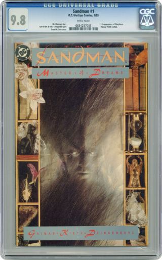 Sandman (2nd Series) 1 1989 Cgc 9.  8 0634237005