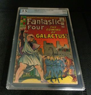 Fantastic Four 48 Marvel Comics Silver Age 1st Silver Surfer Galactus Pgx 3.  5