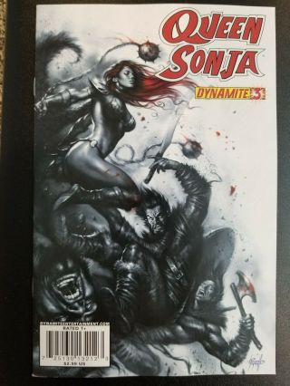 Queen Sonja 3 (2008) Parrillo Cover A First Print Dynamite Comics Red Vhtf