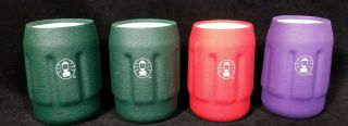 Coleman " Lantern " Can Holder Insulated Koozie Coozie Various Colors Avail Euc