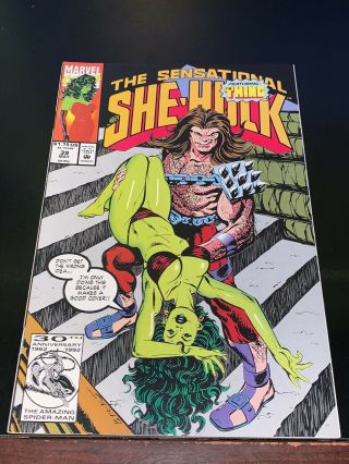 1992 Sensational She - Hulk 39 John Byrne Bikini Cover Vf,  Very Fine,