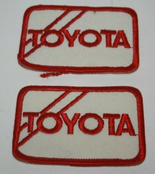 Vintage Toyota Auto Sales Dealer Service Uniform Patch
