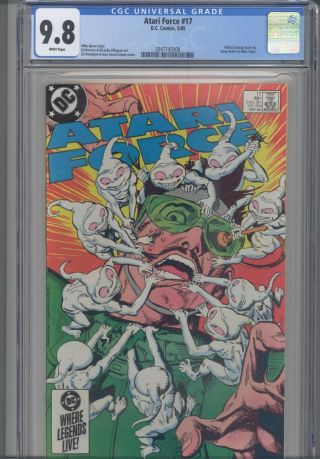 Atari Force 17 1985 Dc Cgc 9.  8 Pakrat Back - Up Story By Heller,  Chan: Frame