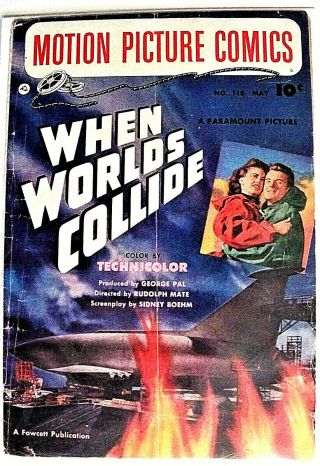 Motion Picture Comics - When Worlds Collide 110 (g) Opg $77