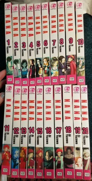 Nana Ai Yazaw Shojo Beat Manga Volumes 1 - 20 Manga English