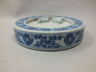 A Chinese Porcelain Brush Washer With Celadon Leaves 20th Century