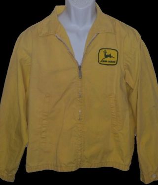 Vintage John Deere Yellow Louisville Jacket Men 
