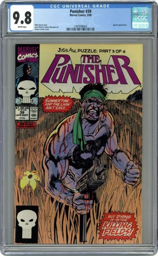 Punisher (2nd Series) 39 1990 Cgc 9.  8 1497698063