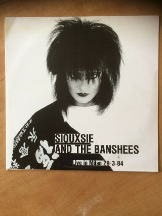 Siouxsie And The Banshees - Live In Milan,  29 - 3 - 84,  Lp