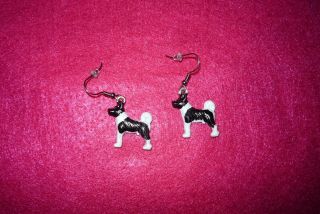 Akita Dog Earrings
