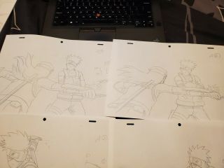 Naruto Japanese Anime Production Genga (Not Cel) Kakashi 16 pages 4