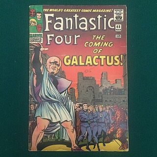 Silver Age Marvel Fantastic Four 48 Hot Issue 1st App Silver Surfer