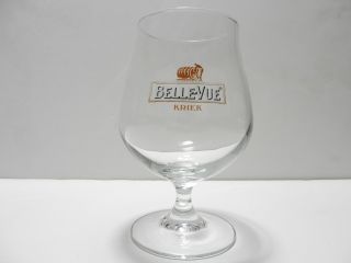 Belle - Vue Kriek Stemmed Belgian Fruit Beer Tulup Glass Belgium