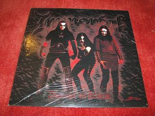 Immortal - " Damned In Black " Limited Lp (osmose) Darkthrone