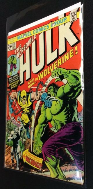 Incredible Hulk 181 1st Appearance Wolverine Bronze Age Marvel Comic KEY NO MVS 2