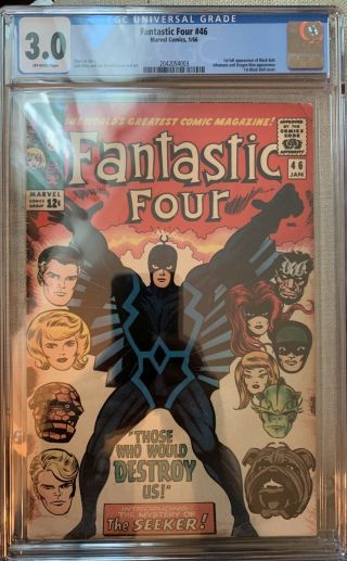 Fantastic Four 46 Cgc 3.  0 First Appearance Of Black Bolt