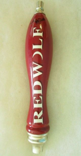 PUB STYLE RED WOLF BEER TAP HANDLE 2