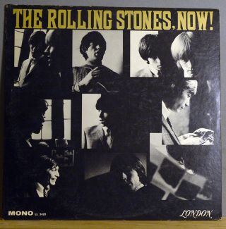 The Rolling Stones " Now " Boxed London 2nd Press Mono Very Good,  Lp