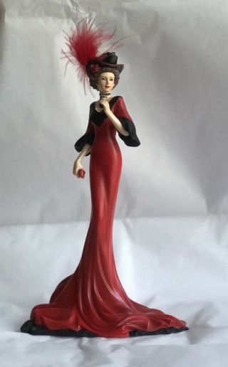 Lady A Satisfying Time Out With Coca - Cola Elegance Col Hamilton Col Figurine