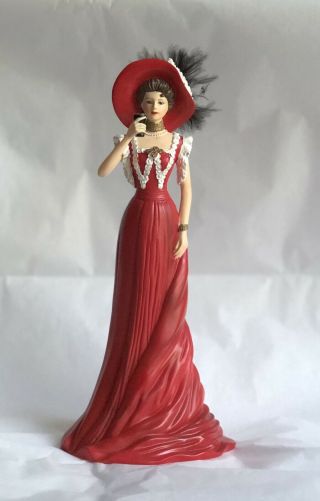 Lady Picture - Perfect With Coca - Cola Elegance Col Hamilton Col Figurine