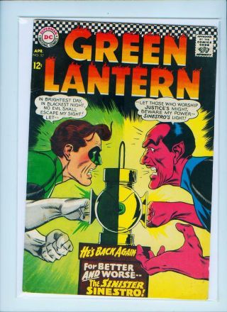 The Green Lantern April No.  52 Comic Book - Dc Comics