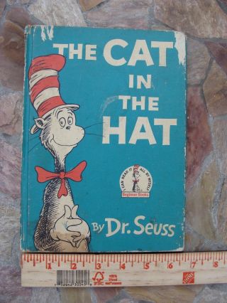 Vintage Dr Seuss Cat In The Hat Book 1957