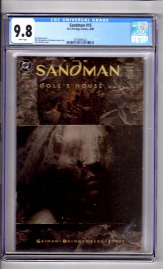 Sandman 15 Cgc 9.  8 W/p 