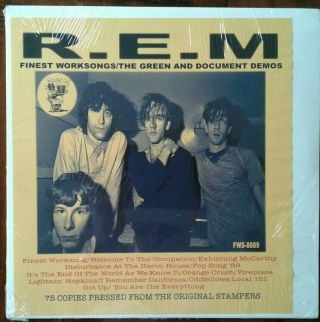 R.  E.  M.  Finest Worksongs Factory 1 Of 75 Pressed The Green & Document Demo