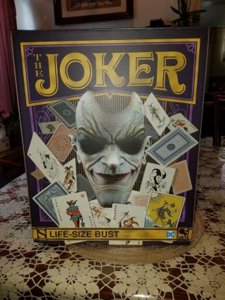 Sideshow Collectibles Joker Face Of Insanity Life Size Bust Dc Comics