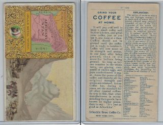 K3 Arbuckle Coffee,  Principle Nations Of The World,  1890,  100 Afganistan