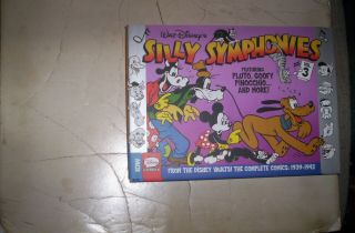 Silly Symphonies Sunday Comics Hardcover Book Vol.  3 Disneypluto,  Goofy,  Pinocchio