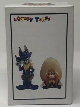 Looney Tunes Bugs Bunny & Yosemite Sam Salt & Pepper Shakers 1993 Nib