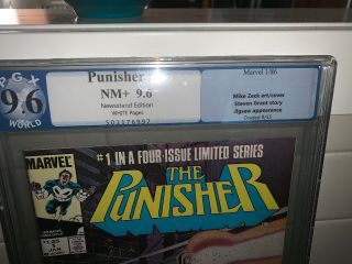 The Punisher 1 (jan 1986,  Marvel) 9.  6