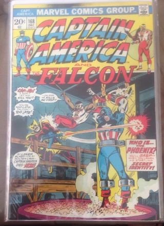 Captain America 168 Vf,  1st Phoenix Baron Zemo Ii Thunderbolts Bronze Marvel