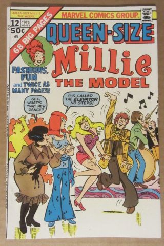 Millie The Model Annual 12 (1975) Vf - 7.  5.  Pin - Up/poster.  By Stan Lee