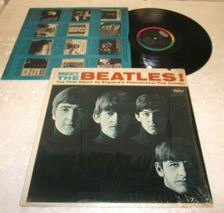 Meet The Beatles Lp Nm/ex - Us Capitol Mono Vinyl In Shrink