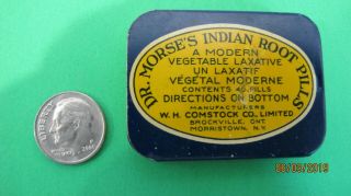 Vintage Medicine Tin,  Dr Morse 