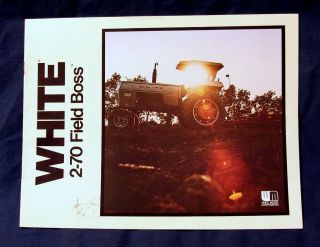 Vintage White Farm Equipment Model 2 - 70 Tractor Advertising Brochure - Ca 1970 