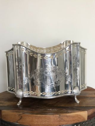Silver Decorative Container (made In India) Not Real Silver.