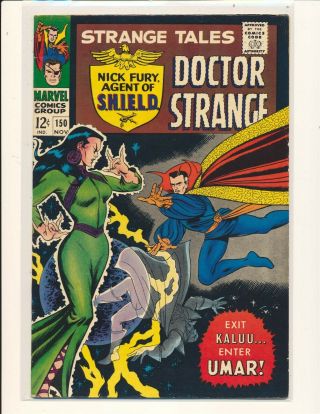 Strange Tales 150 - 1st John Buscema Marvel Art Vg/fine Cond.