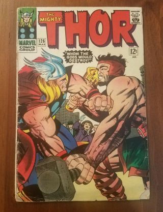 Thor (1st Series Journey Into Mystery) 126 1966.  Key Issue.  Hercules Appearance